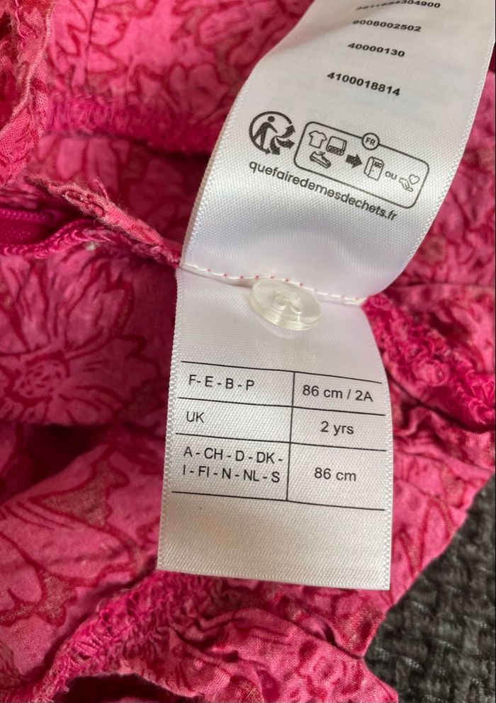 Jupe Short Vertbaudet Fille Taille 2 ans Couleur Fuchsia - photo numéro 8