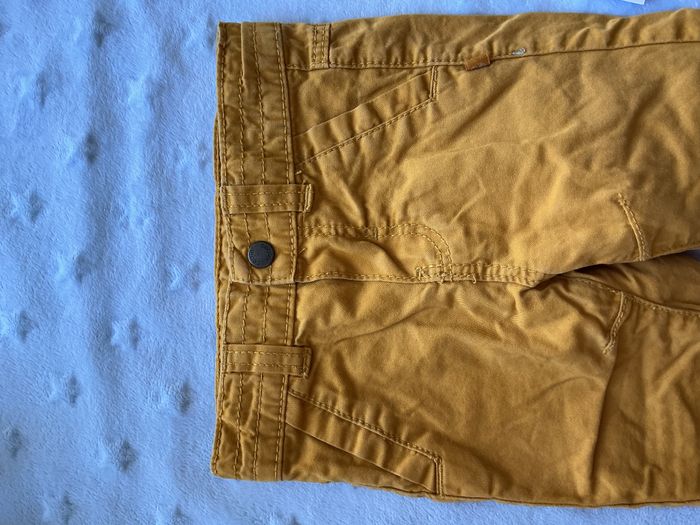 pantalon doublé moutarde taille réglable 3 mois obaibi - photo numéro 6