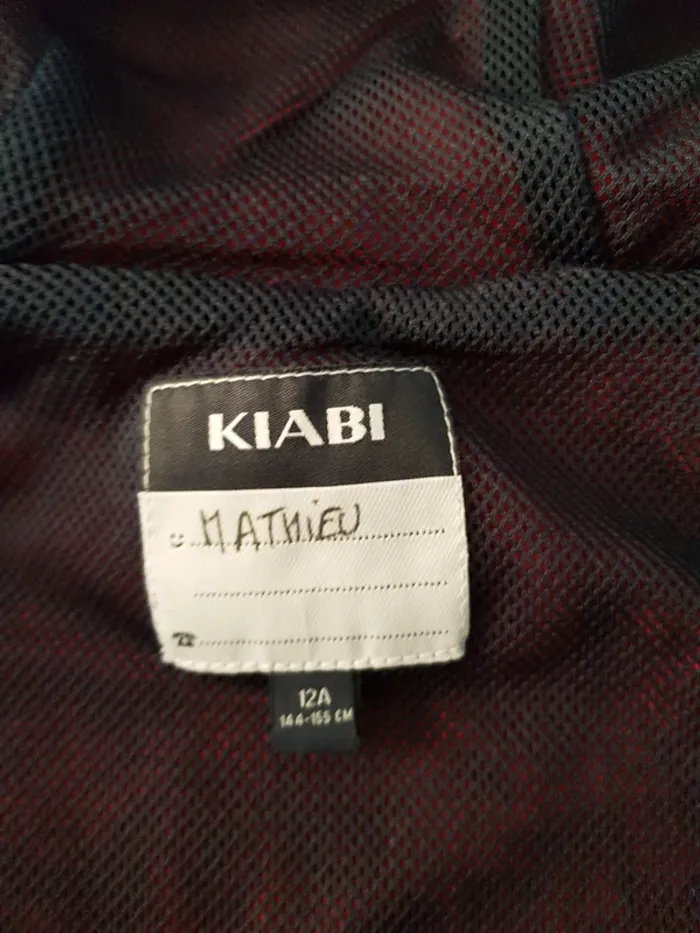 Parka garçon rouge Kiabi 12 ans - photo numéro 4