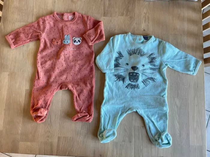 Lot de 4 pyjamas - 3 mois Kiabi - photo numéro 2