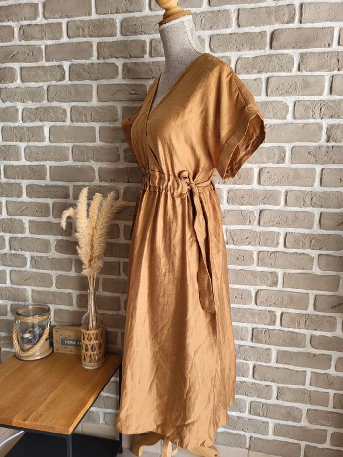 Robe d'été camel Camaïeu - photo numéro 8