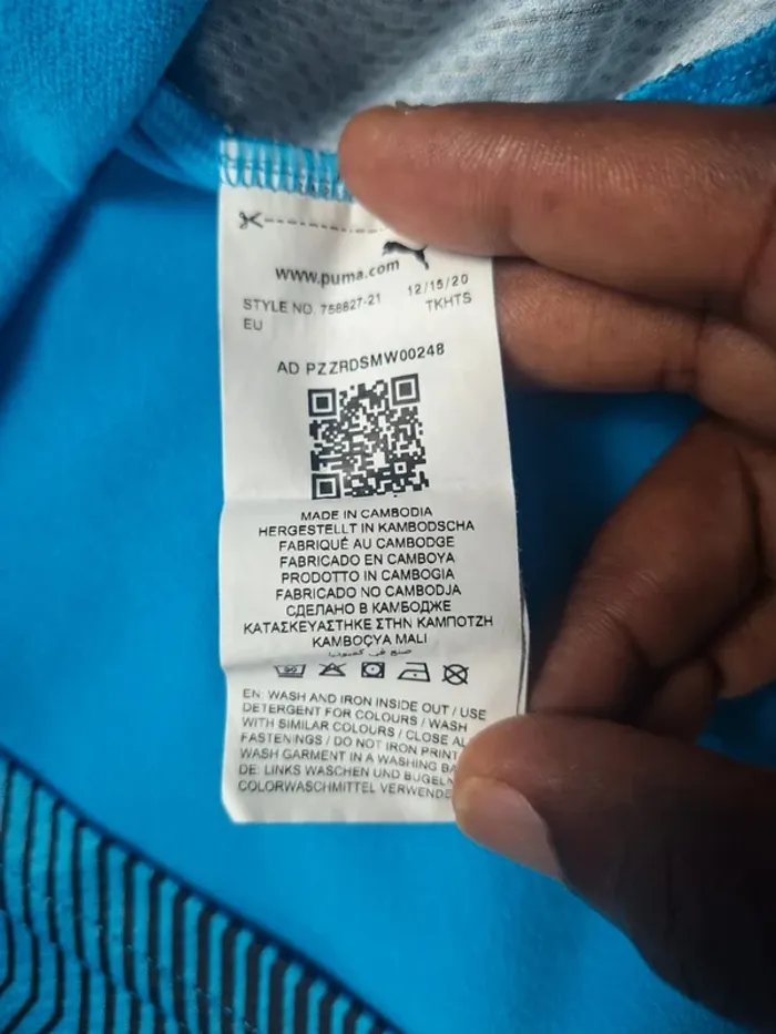 Sweat d'entraînement OM Puma drycell – Taille XS ( 581) - photo numéro 11