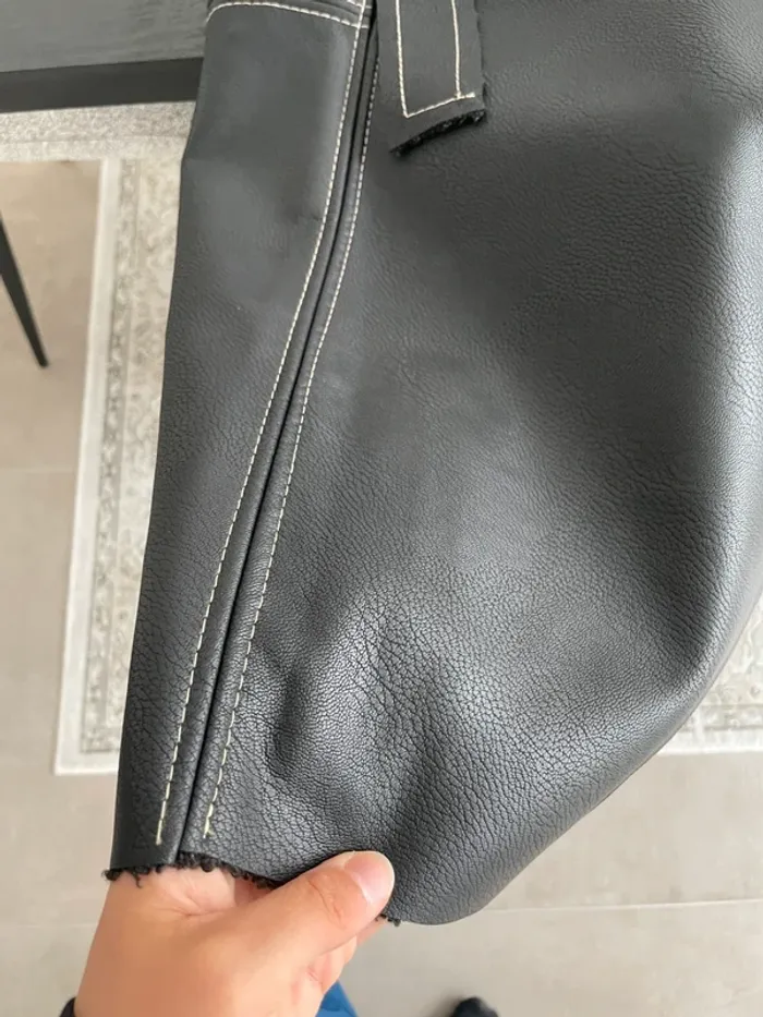 Manteau similicuir - photo numéro 5