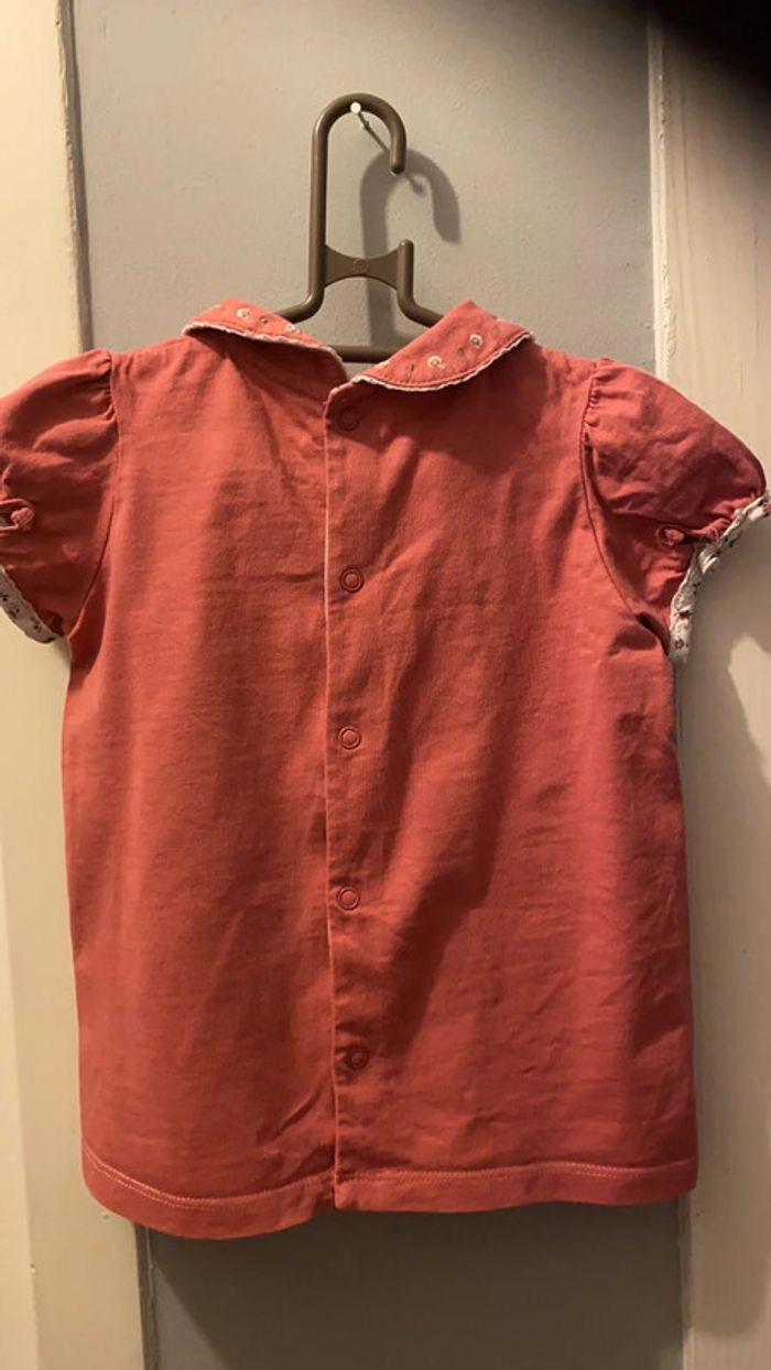 Chemisier rose 24mois - photo numéro 3