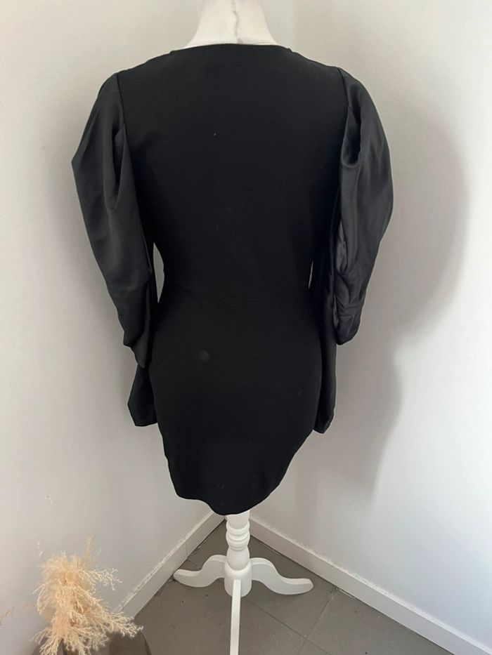Robe bi matière cintrée Zara M - photo numéro 3