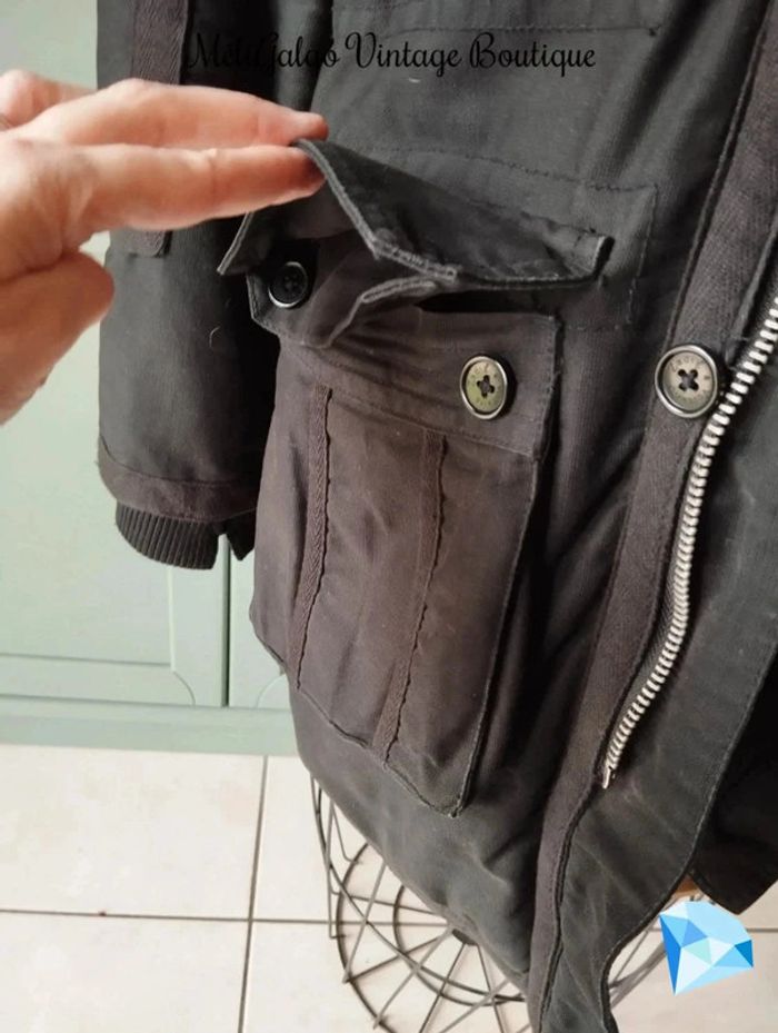 💞Parka Noire Doublée Fausse Fourrure Zadig & Voltaire T36/38💞 - photo numéro 6