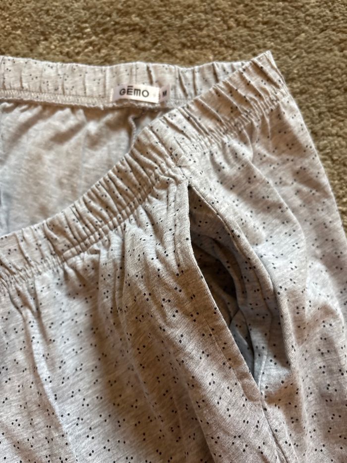 Pantalon pyjama gris Gemo M etat neuf - photo numéro 4