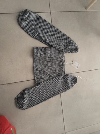 Haut crop top manches longues bzb taille L