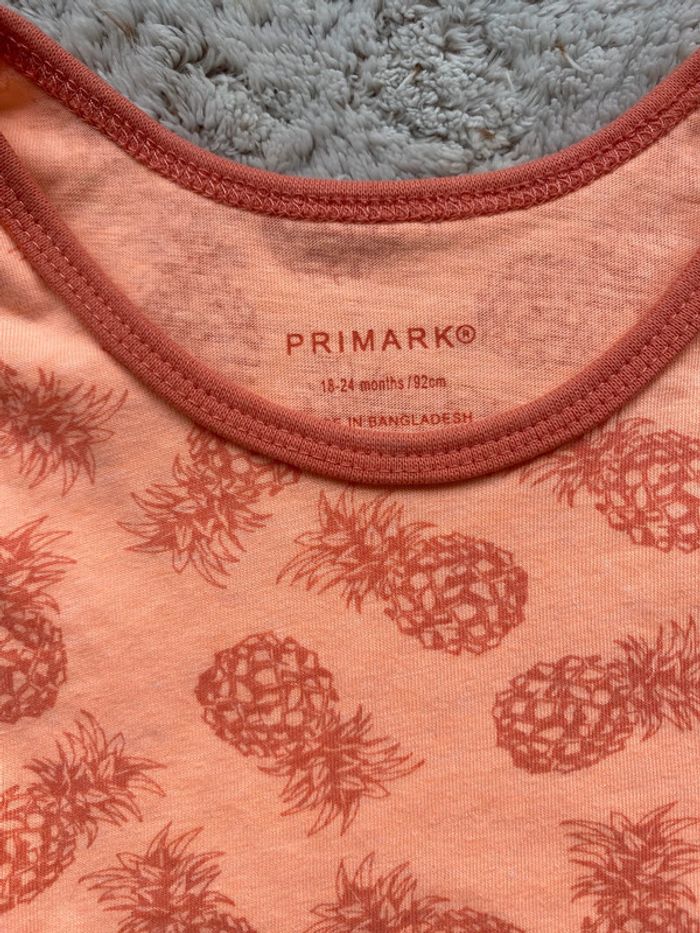 Débardeur Primark 92 cm motif ananas 🍍 - photo numéro 3