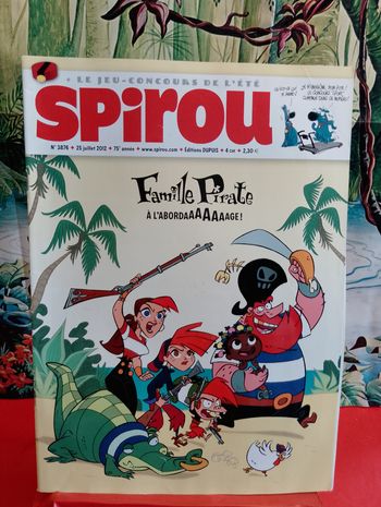 Spirou magazine, n° 3876, 2012