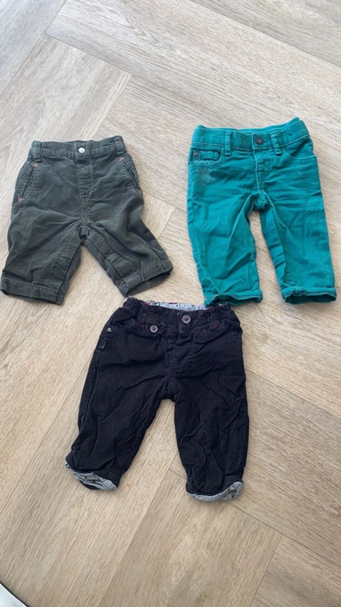 3 pantalons bébé - photo numéro 2