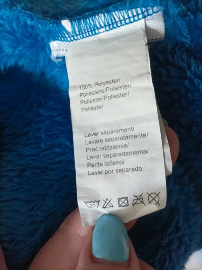 Peignoir pingouin bleu - photo numéro 4