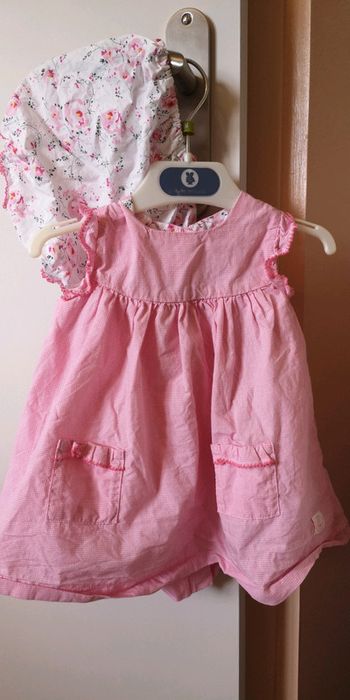 Robe et bloomer Petit Bateau 12 mois
