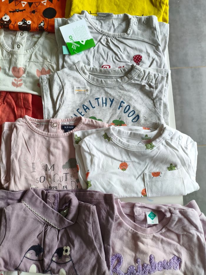 Lot tee shirt et pull fille 3 mois - photo numéro 7