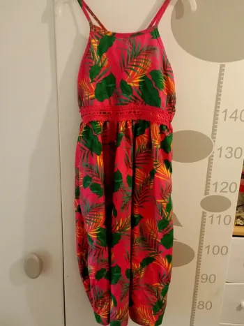 Robe longue fleurie