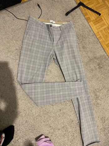 Pantalon de costume à carreaux