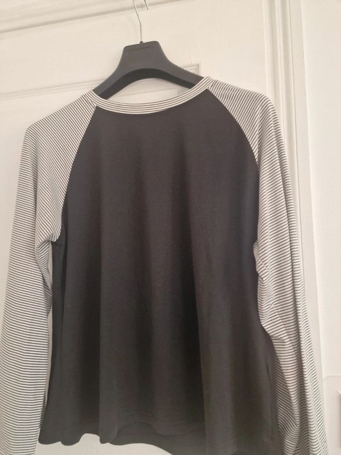T shirt manches longues rayures - photo numéro 3