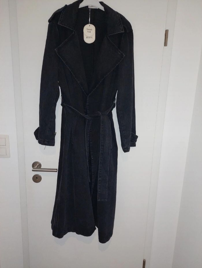 Long trench en jeans - photo numéro 2