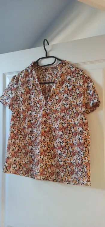 Blouse fleurs d automne