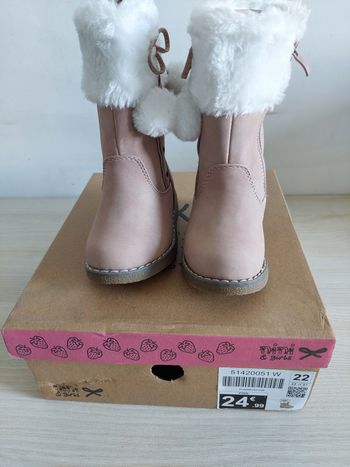Bottes fourrées fille pointure 22