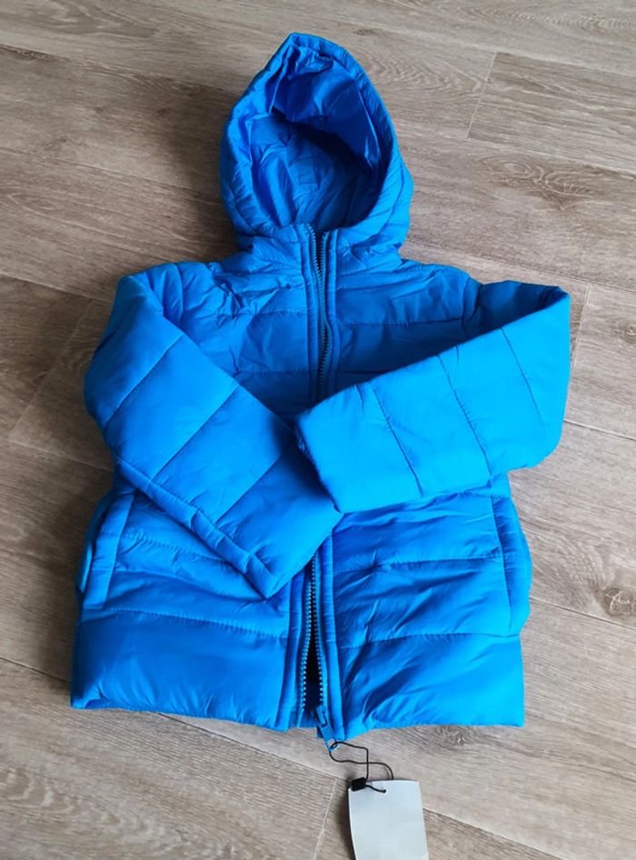 Doudoune bleue interieur doublé polaire taille 3 ans neuve - photo numéro 6