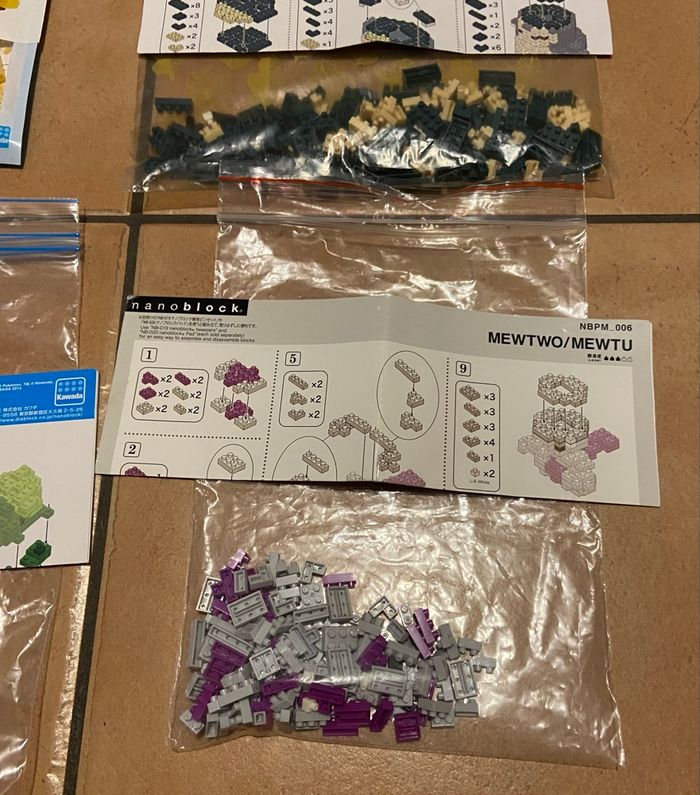 Lot Nanoblock Pokémon - photo numéro 3