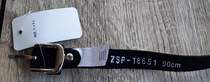 Ceinture argentée neuve 90cm - photo numéro 5