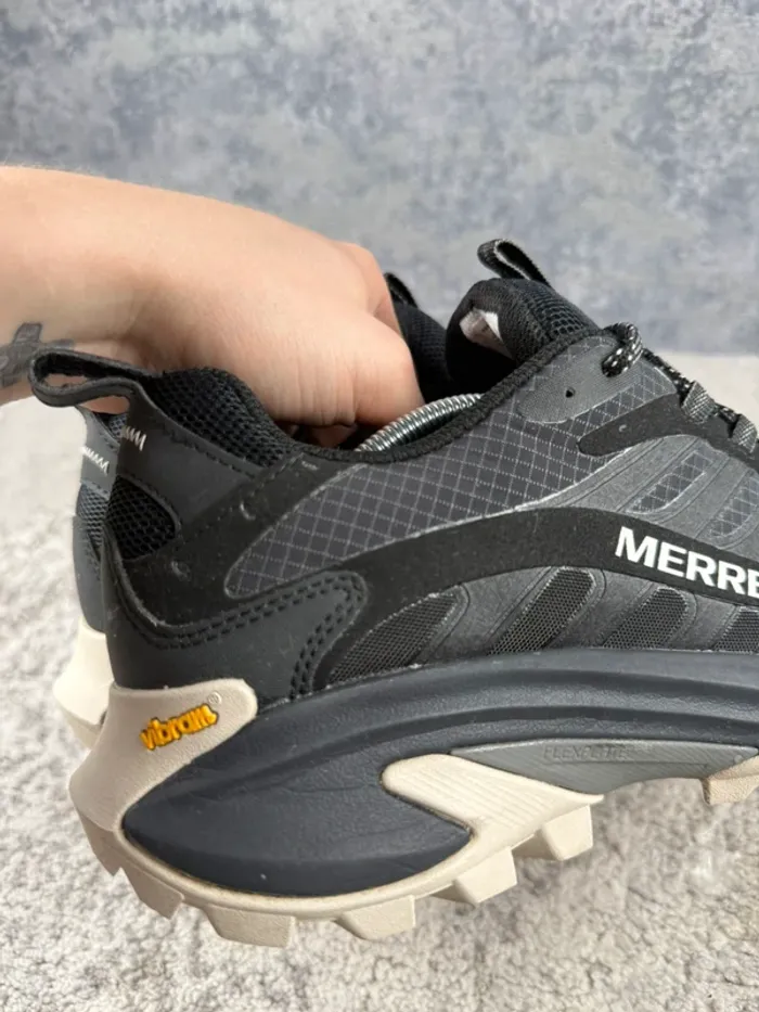 Merrell Moab Speed Gore-Tex Vibram - Black & Grey & White - photo numéro 12