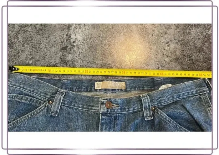Short jean carpenter bleu homme Lee 40x30 Pantaloncini carpentiere uomo Zimmermannsshorts Herren - photo numéro 4