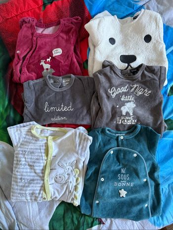 Lot pyjamas 3 mois