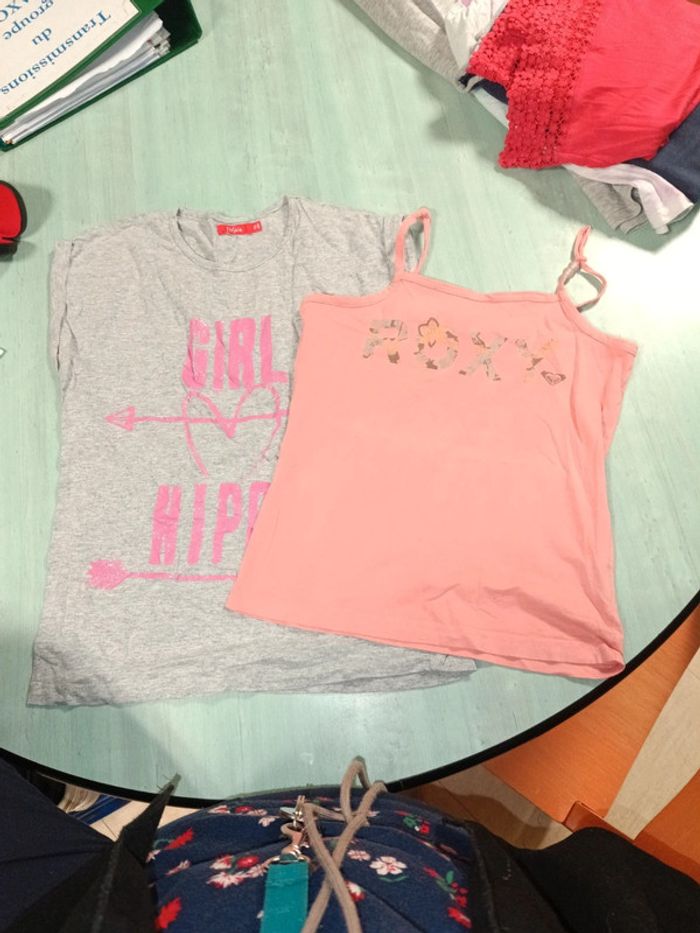 Lot 2 tee shirt 12 ans