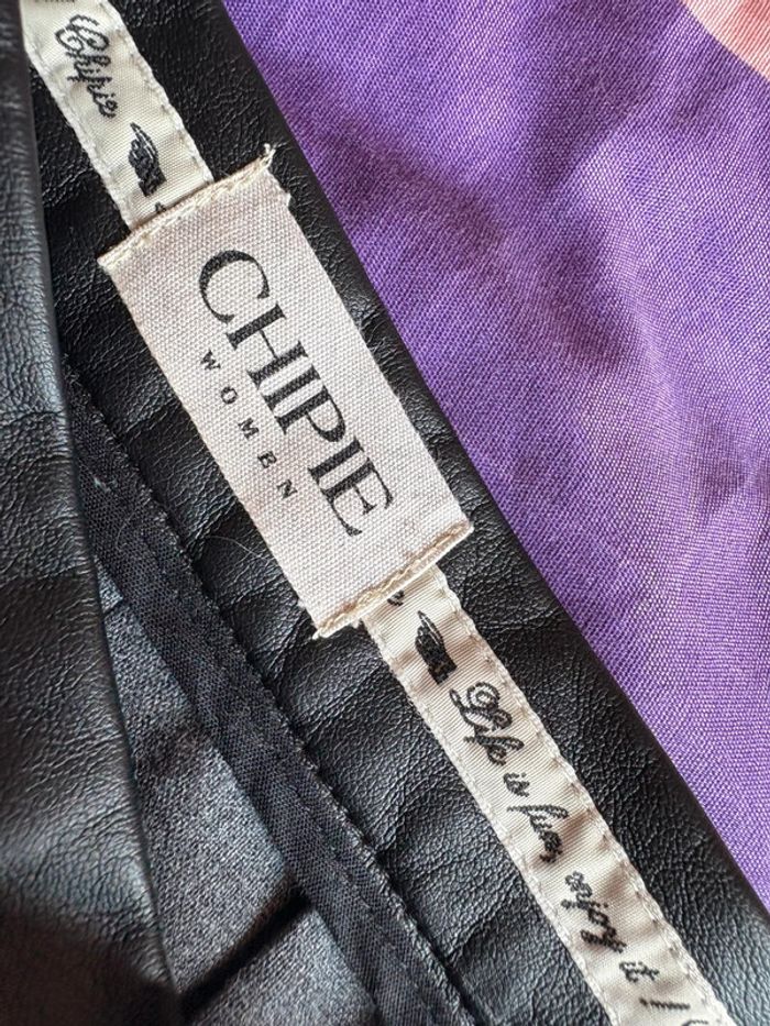 Minijupe grise plissée style écolière Chipie 38 vintage - photo numéro 4
