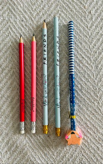 Lot 5 crayons à papier