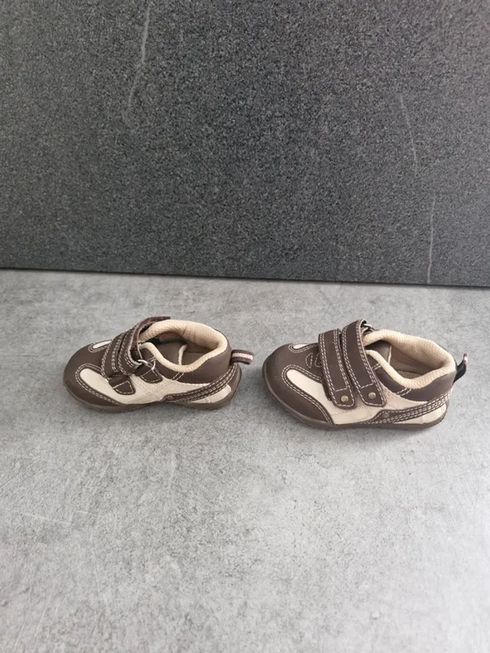 Basket garçon 19 Tex Baby marron beige - photo numéro 5