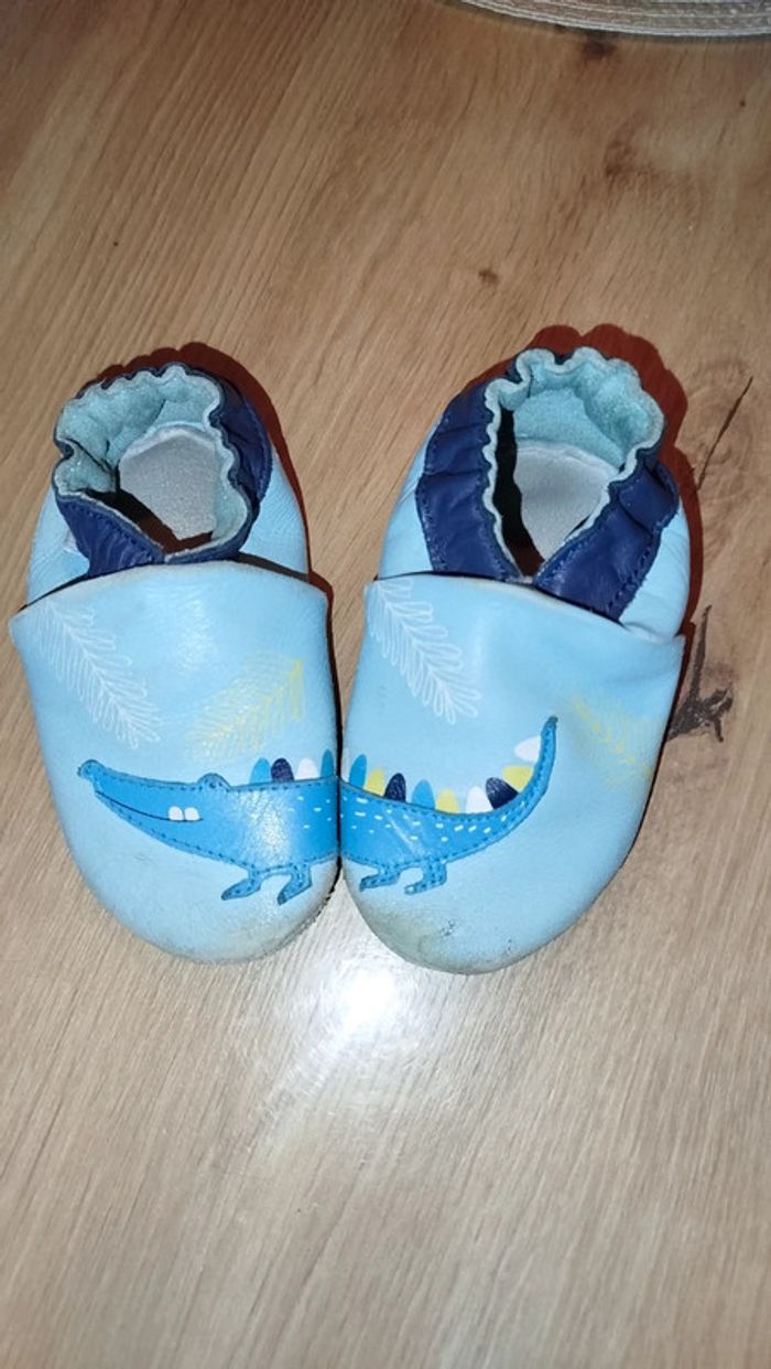 Chausson cuir Robeez