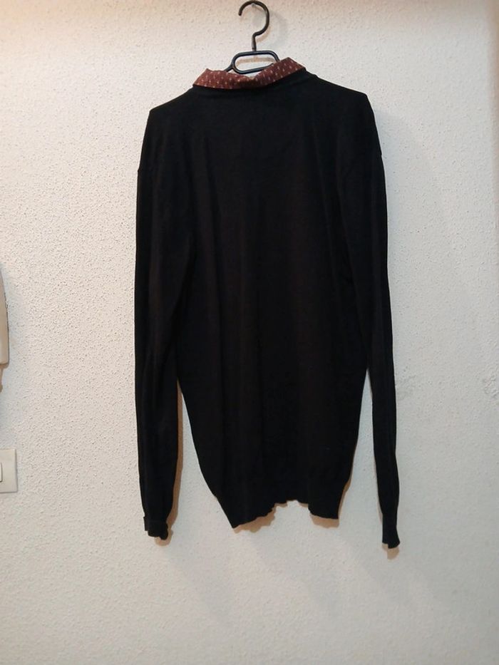 Sweat homme col chemise " ebound " taille L - photo numéro 4