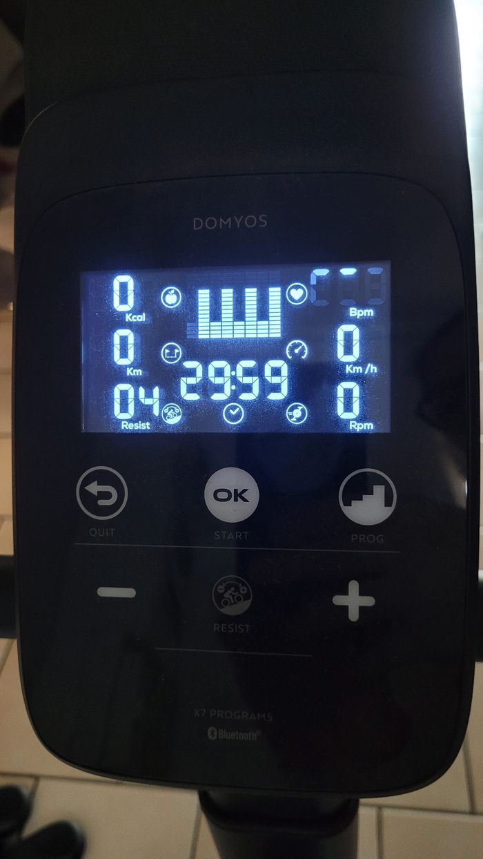 Velo d'appartement connecté domyos 520 - photo numéro 3