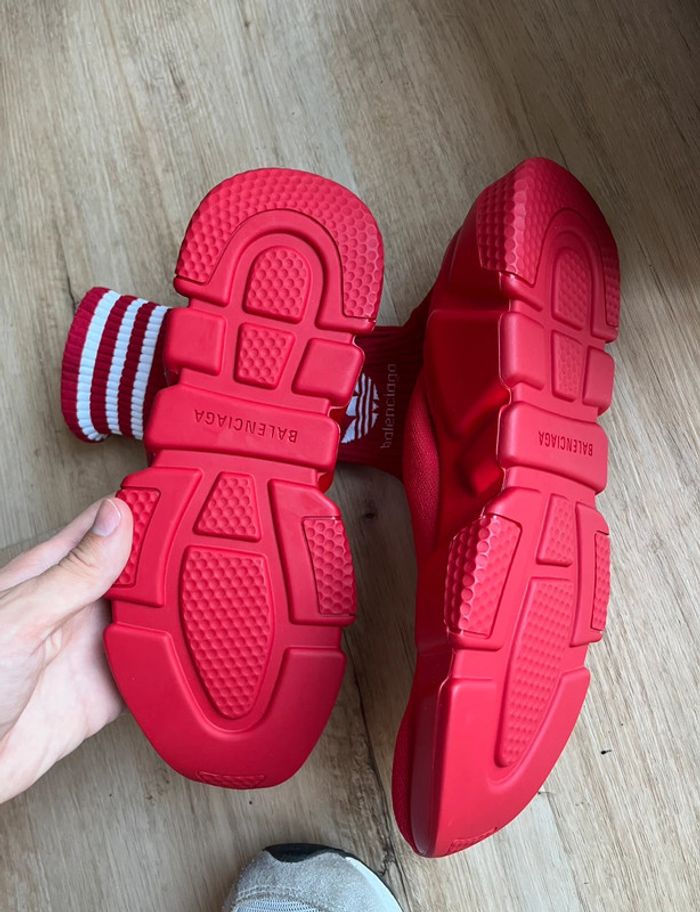 Balenciaga X Adidas Speed Traîner Red 37 - photo numéro 3