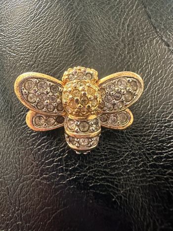 Broche abeille Swarovski