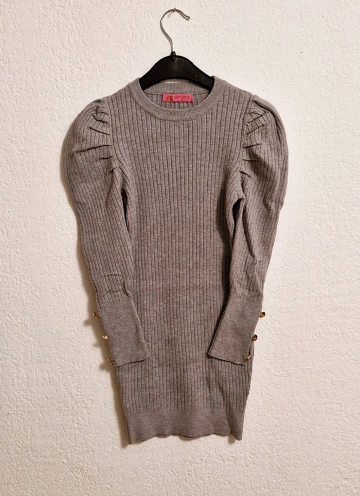 𩷠Pulls gris pour fille taille 8 ans - photo numéro 2