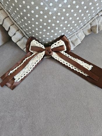 Barette à cheveux au crochet