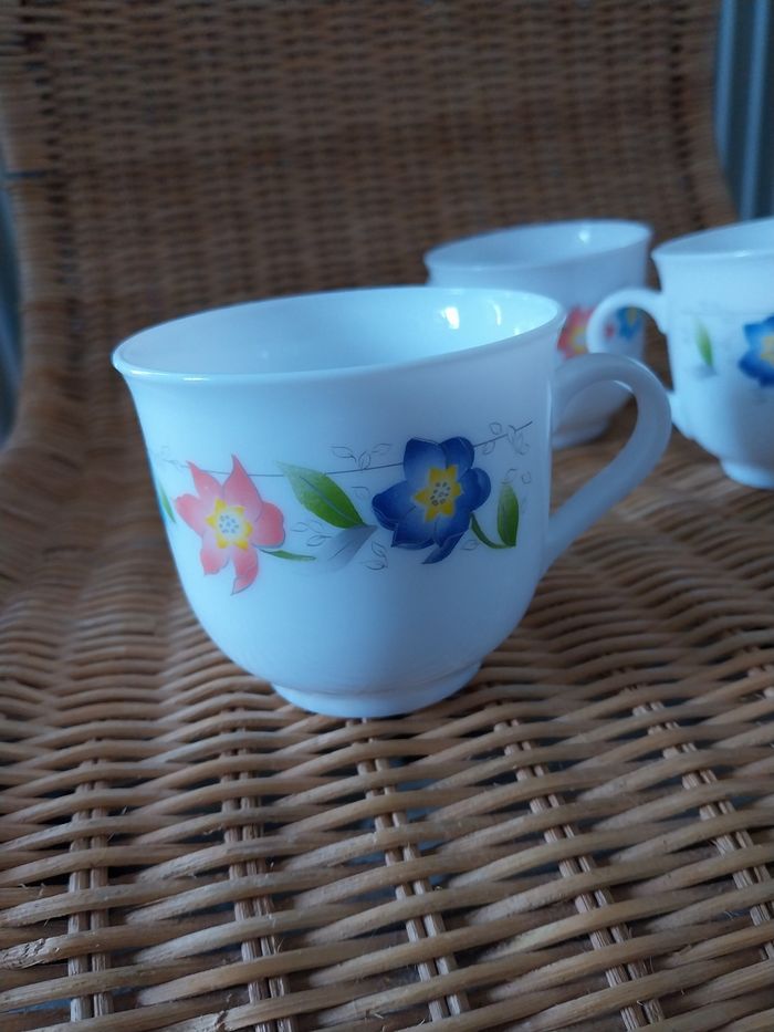 3 tasses à café moka vintage Arcopal - photo numéro 4
