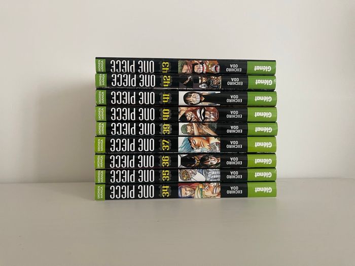 Manga One Piece 34 à 43 sans le 38