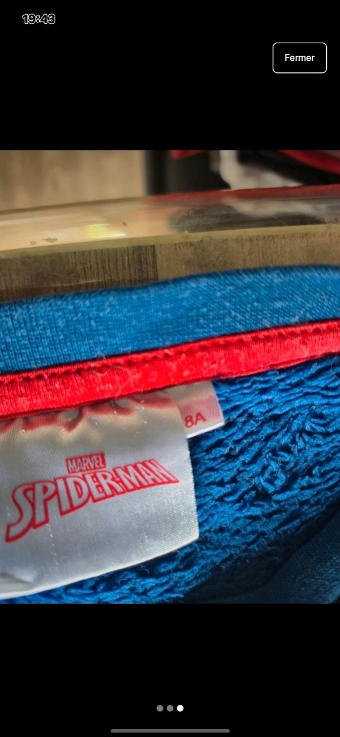 Haut pyjama garçon spider man 8 ans - photo numéro 3