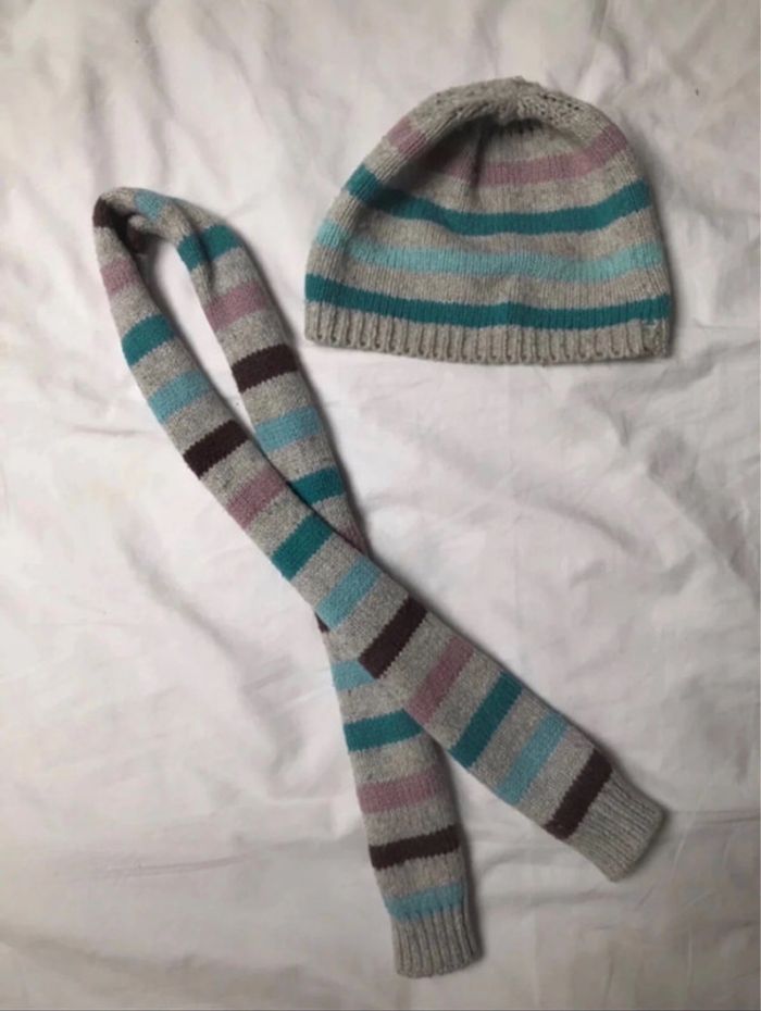 Manteau bébé garçon + bonnet et écharpe - photo numéro 6