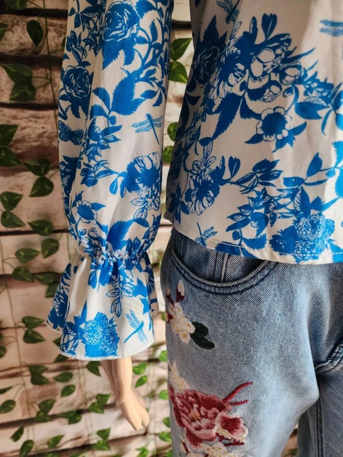 🌸Blouse fleurie Shein Taille 34🌸 - photo numéro 2