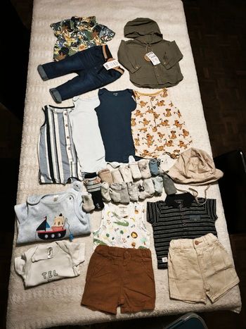 Lots de vêtements printemps-été taille 6mois