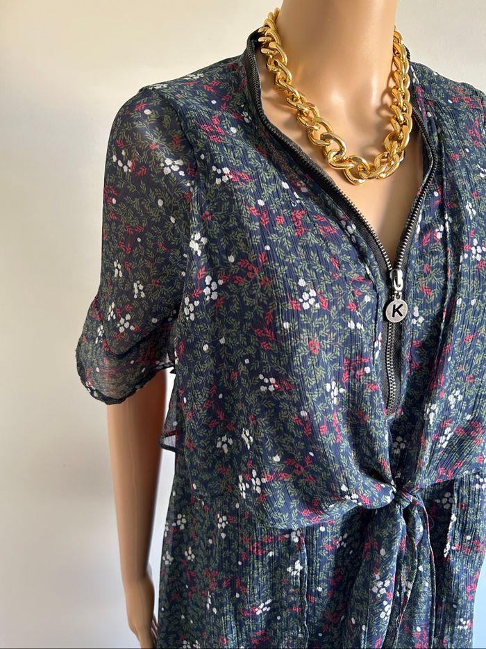 Robe imprimée à manches courtes Kaporal taille XS TBE - photo numéro 4