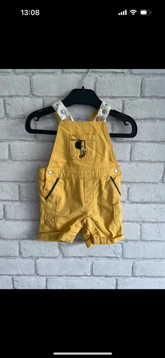 Salopette short  Obaibi taille 3 mois