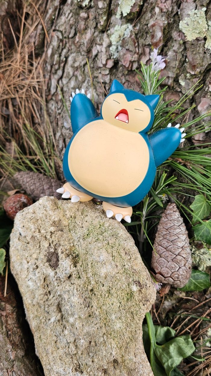 Super figurine Pokemon nintendo tomy ronflex ventre mou - photo numéro 2